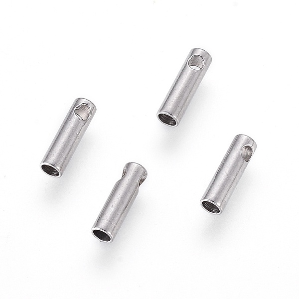 

PandaHall 304 Stainless Steel Cord Ends, End Caps, Column, Stainless Steel Color, 7x2mm, Hole: 1mm, Inner Diameter: 1.5mm 304 Stainless...
