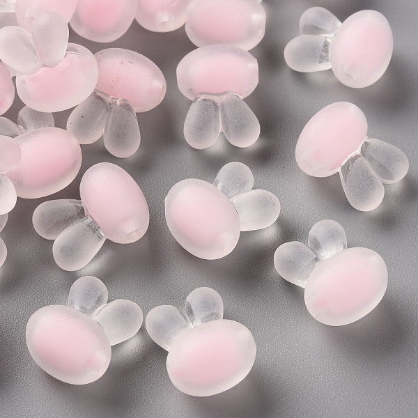 

PandaHall Transparent Acrylic Beads, Frosted, Bead in Bead, Rabbit Head, Pink, 15.5x12x9.5mm, Hole: 2mm, about 480pcs/500g Acrylic Rabbit...