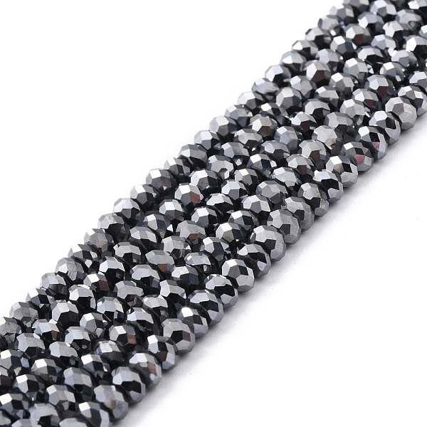 

PandaHall Terahertz Stone Beads Strands, Faceted, Flat Round, 6x3~4mm, Hole: 0.8mm, about 114pcs/strand, 15.55''(39.5~39.8cm) Terahertz...