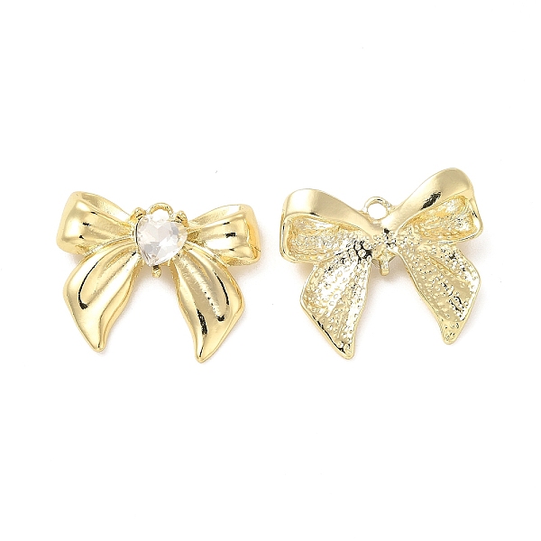 

PandaHall Rack Plating Alloy Glass Pendants, Cadmium Free & Lead Free, Bowknot Charms, Light Gold, 20.5x24x6mm, Hole: 1.6mm Alloy+Glass..., Pink