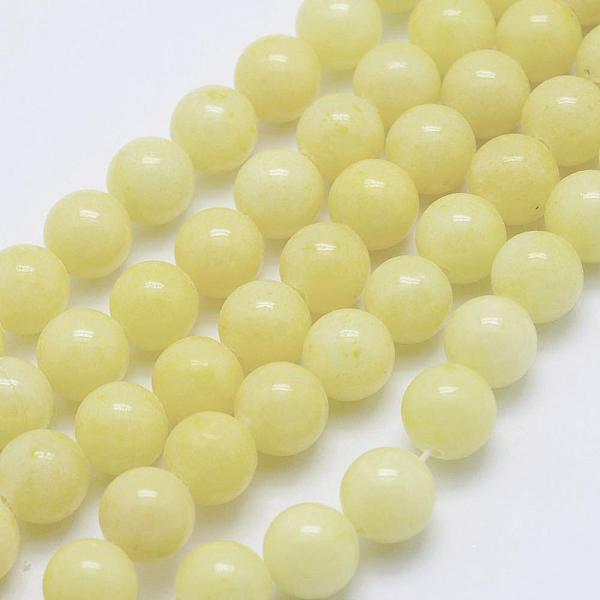 Natural Mashan Jade Round Beads Strands