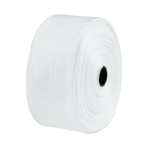 

PandaHall Fiberglass Cloth Tape, Glass Fiber Mesh Joint Tape, Plain Weave Reinforcement, White, 48mm, 50m/roll Fibre White