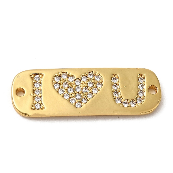 

PandaHall Rack Plating Brass Micro Pave Clear Cubic Zirconia Connector Charms, Rectangle Links, Long-Lasting Plated, Lead Free & Cadmium...