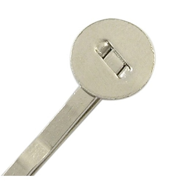 

PandaHall Silver Color Plated Iron Hair Bobby Pin Findings, 44x7x4mm Iron