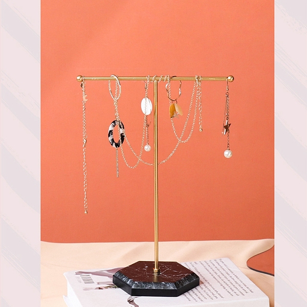 T Shaped Iron Earring Display Stand