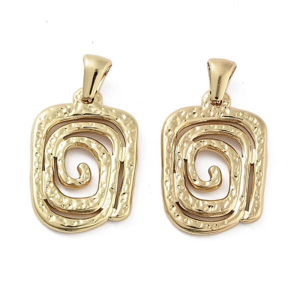

PandaHall 304 Stainless Steel Pendants, Golden, Rectangle, 23x16x2mm, Hole: 4.5x3mm 304 Stainless Steel Rectangle