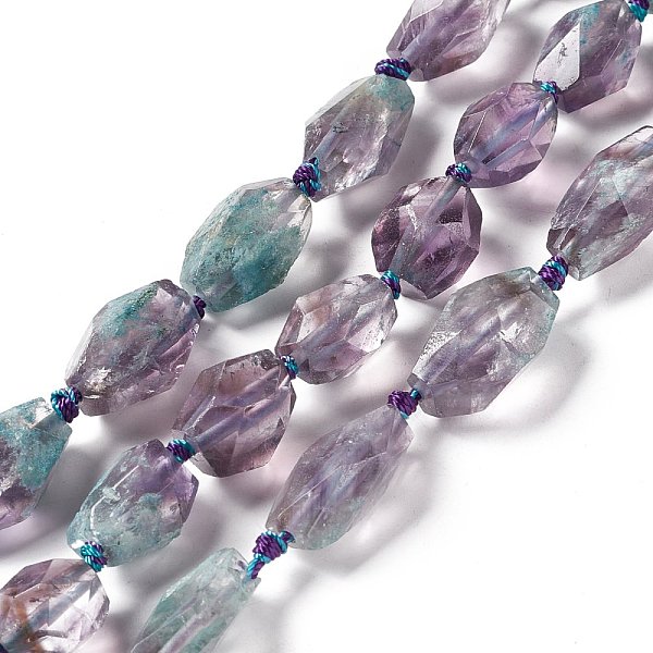 

PandaHall Natural Amethyst Beads Strands, Dyed, Faceted, Polygon, 15~24x11.5~12x10~13mm, Hole: 1.6mm, about 16~24pcs/strand, 16.54~17.13...