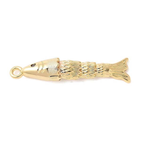 Brass Micro Pave Cl… - image