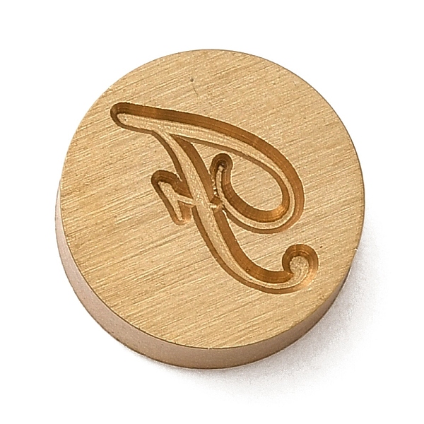 Golden Tone Brass Letter Stamps