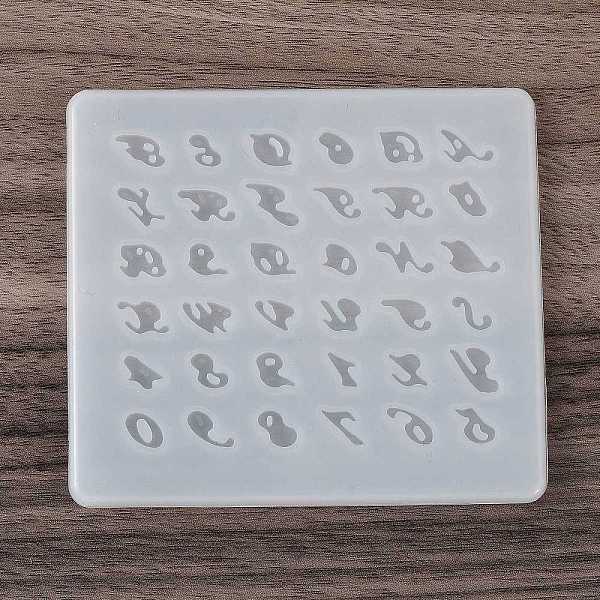 

PandaHall Number Letter DIY Silicone Molds, Pendant Making, Resin Casting Molds, For UV Resin, Epoxy Resin Jewelry Making, White, 80x89x3mm...