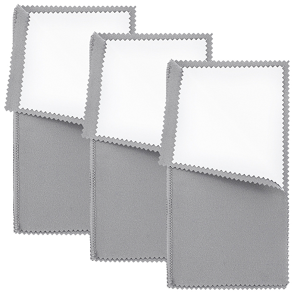 

PandaHall Beebeecraft 3 Sheets 4 Layers Silver Polishing Cloth, Jewelry Cleaning Cloth, Sterling Silver Anti-Tarnish Cleaner, Rectangle...