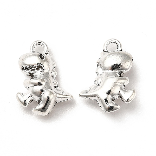 

PandaHall Tibetan Style Alloy Pendants, Dinosaur Charms, Antique Silver, 16x12x5mm, Hole: 1.6mm, about 556pcs/1000g Alloy Dinosaur