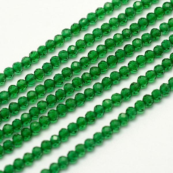 

PandaHall Faceted Natural Quartz Beads Strands, Dyed, Round, Green, 2mm, Hole: 0.5mm, about 200pcs/strand, 15.5 inch(39.5cm) Other Quartz...