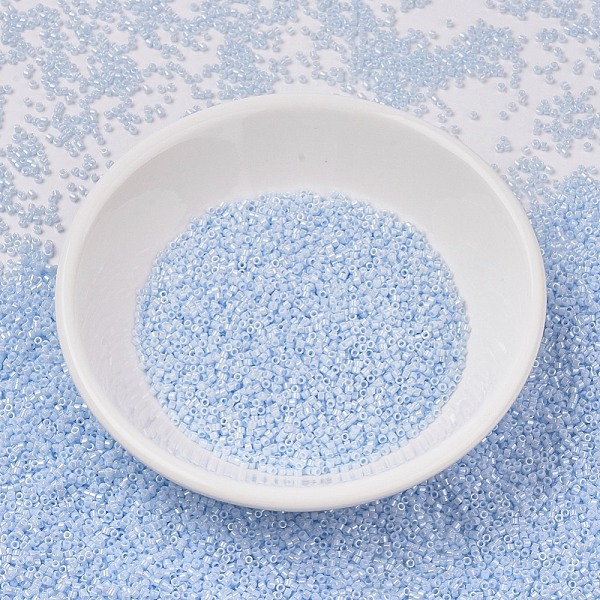 

PandaHall MIYUKI Delica Beads, Cylinder, Japanese Seed Beads, 11/0, (DB1537) Opaque Light Sky Blue Ceylon, 1.3x1.6mm, Hole: 0.8mm, about...