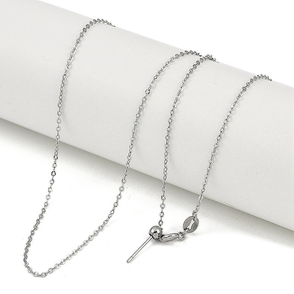 304 Stainless Steel Cable Chains Necklaces