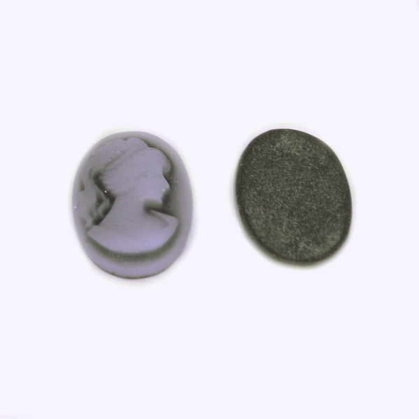 Harz Cameo Lady Kopf Cabochons