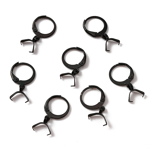

PandaHall 304 Stainless Steel Leverback Earring Finding, with Ice Pick Pinch Bails, Electrophoresis Black, 22mm, Pin: 0.65x0.8mm and 0.6mm...