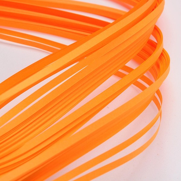 

PandaHall Quilling Paper Strips, Orange, 390x3mm, about 120strips/bag Paper Orange