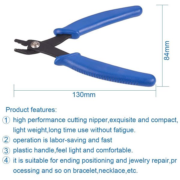 1 Pcs 65 Steel Jewelry Tool Crimping Crimper Press Plier For DIY Jewelry Making