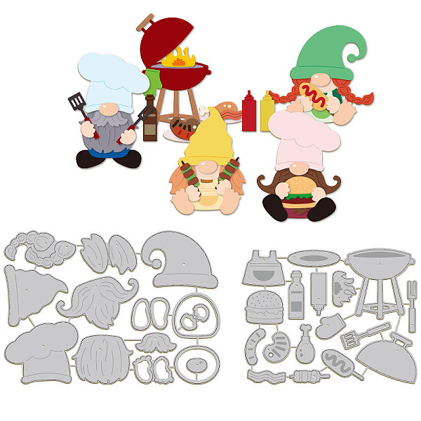 

PandaHall Carbon Steel Cutting Dies Stencils, for DIY Scrapbooking, Photo Album, Decorative Embossing Paper Card, Stainless Steel Color...
