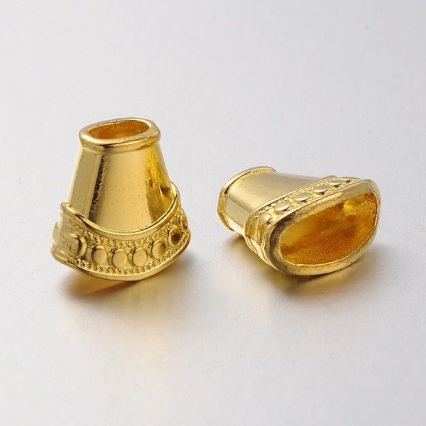 

PandaHall Tibetan Style Alloy Bead Cones, For Tassels Pendant, For Tassels Pendant, Trapezoid, Apetalous, Lead Free & Cadmium Free, Golden...