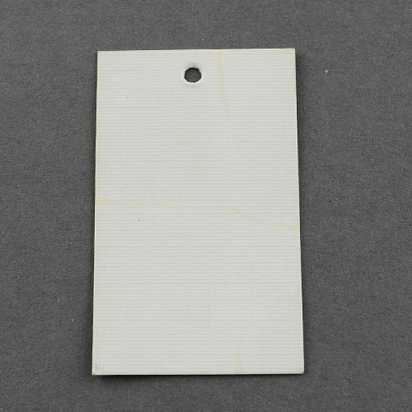 

PandaHall Paper Price Cards, Rectangle, White, 50x30mm Paper White