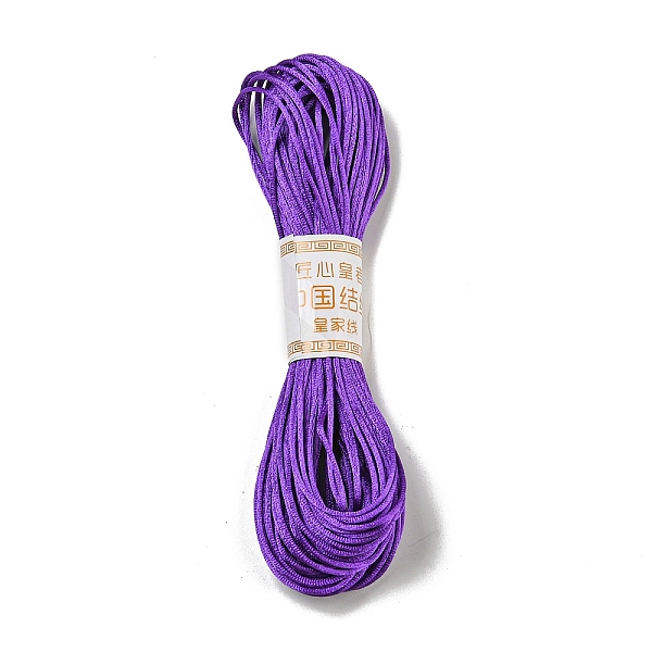 

PandaHall Polyester Embroidery Floss, Cross Stitch Threads, Blue Violet, 1.5mm, 20m/bundle Polyester