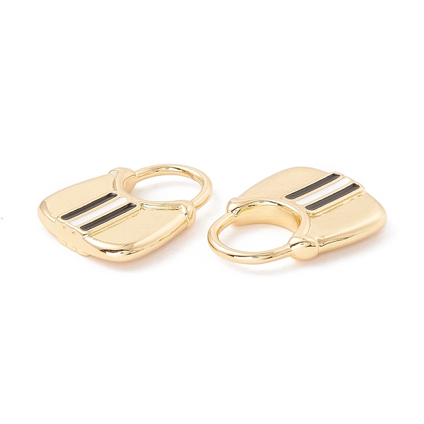 

PandaHall Brass Enamel Pendants, with Jump Rings, Real 18K Gold Plated, Cadmium Free & Lead Free, Long-Lasting Plated, Handbag, White...