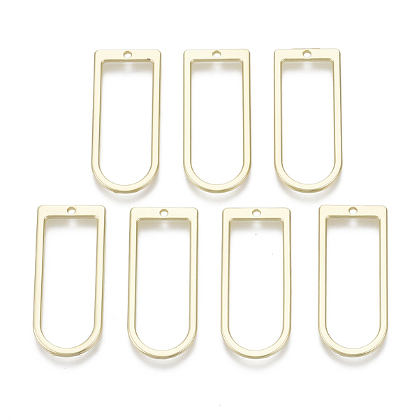 

PandaHall Alloy Pendants, Arch Shape, Light Gold, 30x12.5x1mm, Hole: 1mm Alloy Others