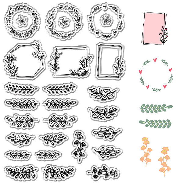 

PandaHall Custom PVC Plastic Clear Stamps, for DIY Scrapbooking, Photo Album Decorative, Cards Making, Stamp Sheets, Film Frame, Garland...