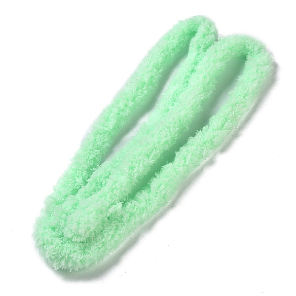 

PandaHall Polyester Plush Sticks, Chenille Stems, Pipe Cleaner for Doll Making, Pale Green, 1400x17mm Polyester