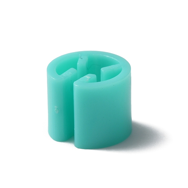 

PandaHall Plastic Garment Markers Color Tags, Colored Clothes Hanger Code Clip, Column, Dark Turquoise, 12x10mm, Inner Diameter: 9.5mm...