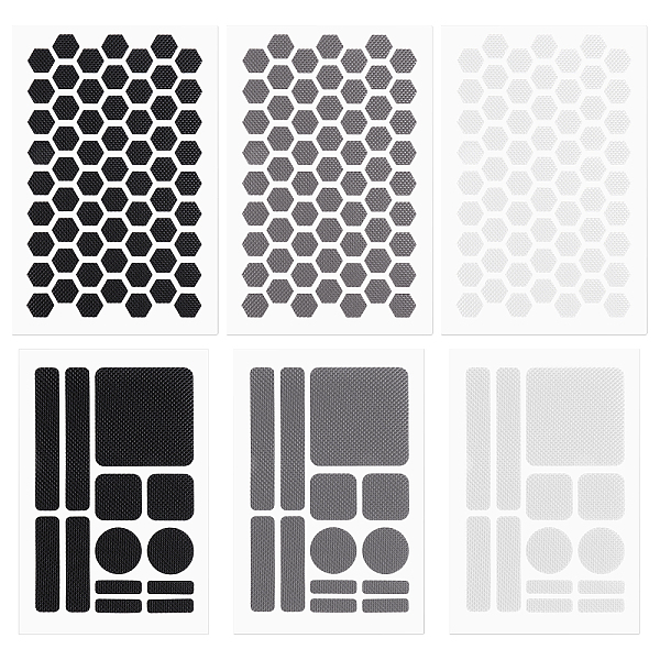 12 Sheets 6 Styles PEVA AntiSlip Stickers 12 Sheets 6 Styles PEVA AntiSlip Stickers