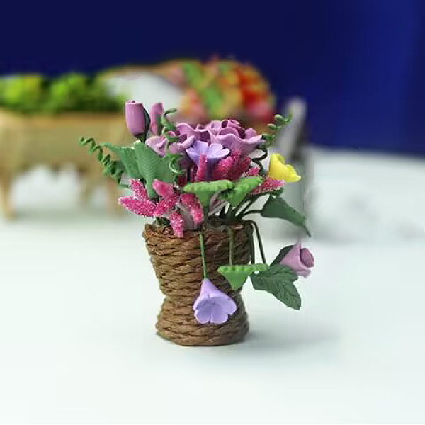 Miniatur-Blumentopf-Kulturornamente