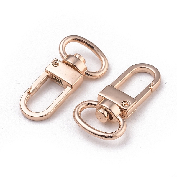 

PandaHall Alloy Swivel Clasps, Swivel Snap Hook, Golden, 34x17.5x6.5mm, Hole: 13.5x4.5mm Alloy