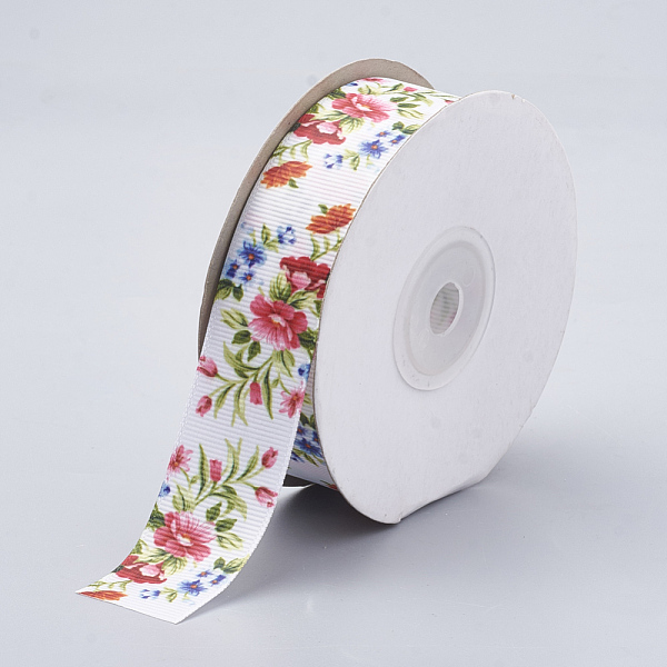 Single Face Printed Polyester Grosgrain Ribbons