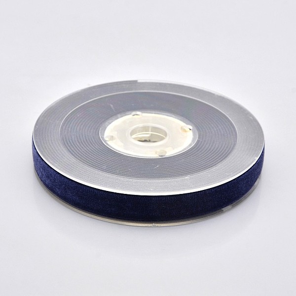 

PandaHall Polyester Velvet Ribbon for Gift Packing and Festival Decoration, Midnight Blue, 1/2 inch(13mm), about 25yards/roll(22.86m/roll)...