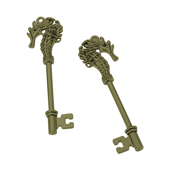 

PandaHall Tibetan Style Alloy Pendant Rhinestone Settings, Skeleton Key, Cadmium Free & Lead Free, Antique Bronze, Fit for 1mm Rhinestone...
