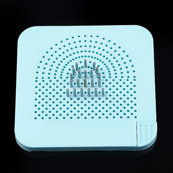 PandaHall Quilling Tool Quilled Creations Paper Curling Tool Craft Supplies Tools, Turquoise, 105x105x8mm Plastic Green