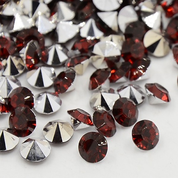 

PandaHall Grade AAA Pointed Back Resin Rhinestones, Diamond Shape, Dark Red, 5.5mm, about 2880pcs/bag Resin Diamond Red