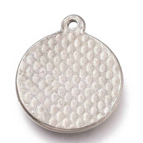

PandaHall 304 Stainless Steel Pendants, Flat Round with Tree of Life, Stainless Steel Color, 19x16x2.5mm, Hole: 1.4mm 304 Stainless Steel...