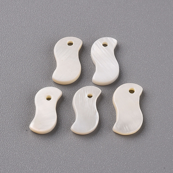 

PandaHall Natural Freshwater Shell Pendants, Bird, Seashell Color, 14x17.5x2mm, Hole: 1.6mm Freshwater Shell Bird