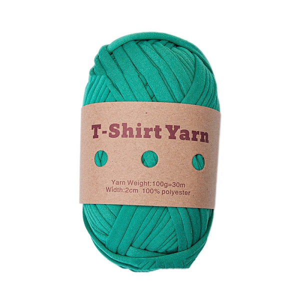 

PandaHall Polyester Cloth Yarn, For Hand Knitting Thick Thread, Crochet Cloth Yarn, Medium Aquamarine, 20mm, about 32.81 Yards(30m)/Skein...