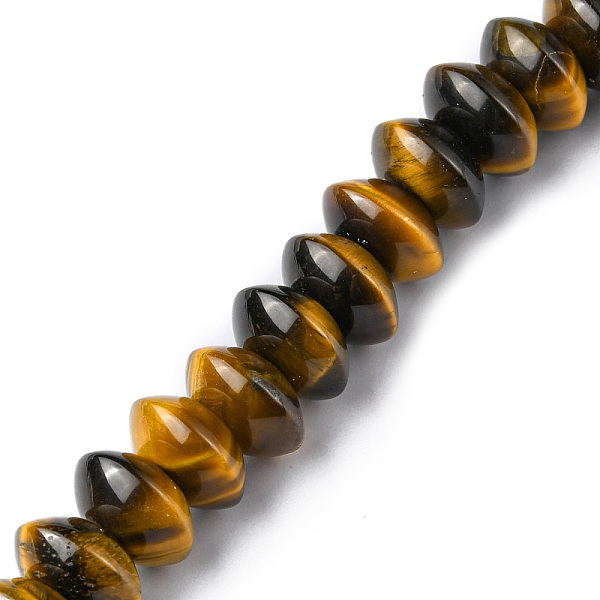 

PandaHall Natural Tiger Eye Beads Strands, Saucer Beads, Rondelle, 12x5.5~6.5mm, Hole: 1.2mm, about 33pcs/strand, 7.80~8.82 inch...
