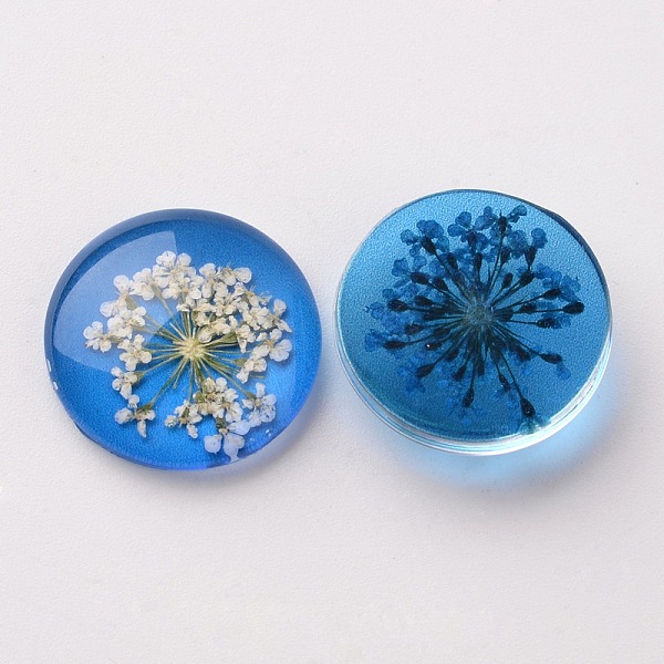 Handmade Glass Flat Back Cabochons