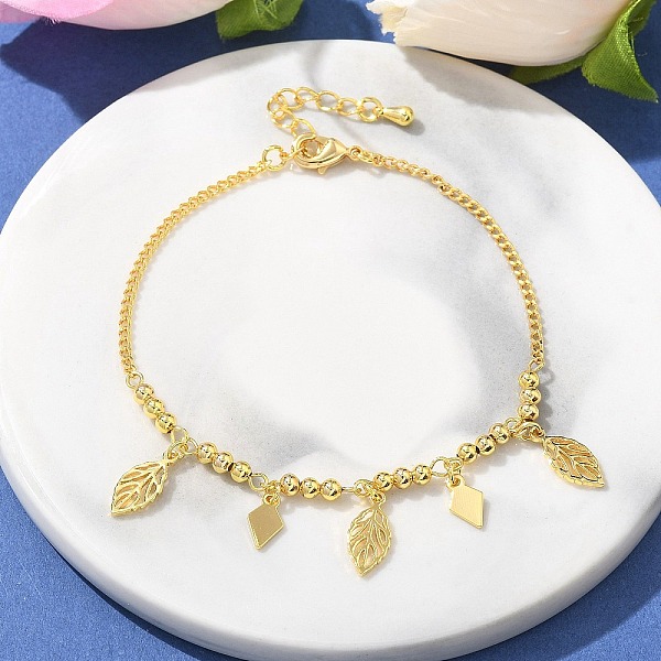 Brass Charm Bracele… - image