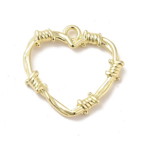 

PandaHall Alloy Pendants, Hollow, Heart, Light Gold, 23.5x24.5x3mm, Hole: 2.1mm Alloy Heart