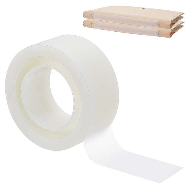 

PandaHall Plastic Bookbinding Tapes, Clear, 19mm Plastic Flat Round Clear