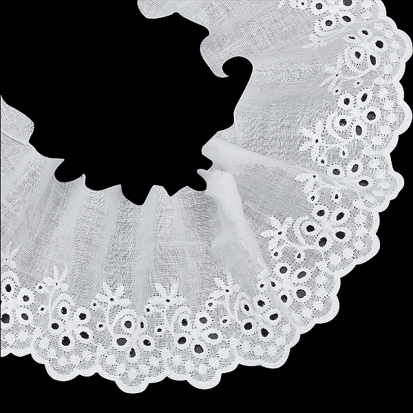 

PandaHall 7.5 Yards×3 inch Floral Embroidery White Cotton Eyelet Lace Trim Ribbon Floral Eyelet Edge Trim for Sewing Crafts Dresses Skirt...