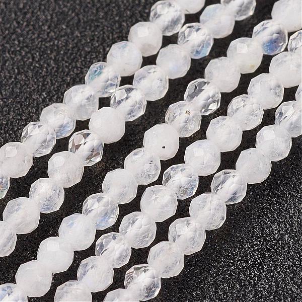 

PandaHall Natural Rainbow Moonstone Bead Strand, Round, Faceted, 3mm, Hole: 0.8mm, about 127pcs/strand, 15.7 inch(40cm) Rainbow Moonstone...
